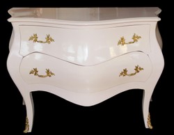 Casa Padrino Comò Barocco in Rosa e Oro, 130 x 87 x 58 cm - Mobile di Lusso in Stile Antico Fatto a Mano