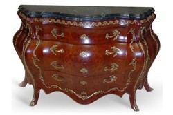 Casa Padrino Barock Kommode Mahagoni Braun mit Marmorplatte und goldenen Metallapplikationen 158 x 47 x 93 cm Casa Padrino Barock Kommode Mahagoni Braun mit Marmorplatte und goldenen Metallapplikationen 158 x 47 x 93 cm
