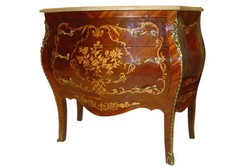 Casa Padrino Barock Kommode aus massivem Buchenholz Mahagoni Braun mit goldenen Metallapplikationen 87 cm - Hotel Collection Casa Padrino Barock Kommode aus massivem Buchenholz Mahagoni Braun mit goldenen Metallapplikationen 87 cm - Hotel Collection