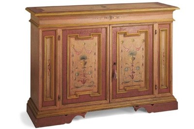 Casa Padrino Vintage Look Barock Sideboard Altrosa / Rose / Gold handbemalt 158 cm - Hotel Collection Casa Padrino Vintage Look Barock Sideboard Altrosa / Rose / Gold handbemalt 158 cm - Hotel Collection