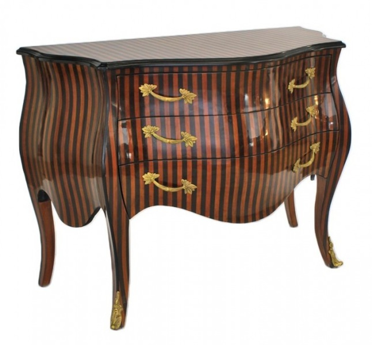 Casa Padrino Baroque chest strip Brown / Black - Handcrafted from solid wood Limited Edition Casa Padrino Baroque chest strip Brown / Black - Handcrafted from solid wood Limited Edition