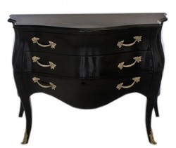 Casa Padrino Barock Kommode Schwarz Baroque Chest of Drawers Furniture Interior Möbel Casa Padrino Barock Kommode Schwarz Baroque Chest of Drawers Furniture Interior Möbel