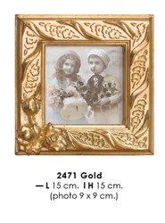 Casa Padrino Barock Bilderrahmen im Jugendstil Antik Stil, Gold, 15 x 15 cm