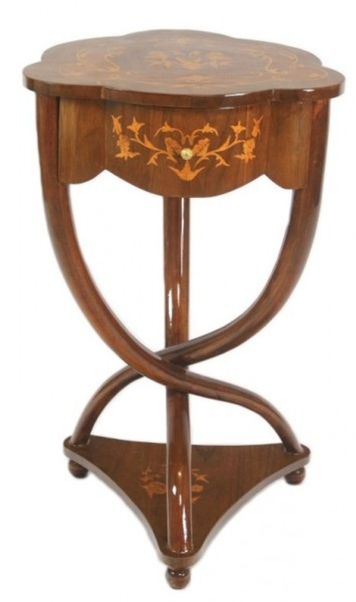 Casa Padrino Barock Kommode Braun Intarsien Beistelltisch Casa Padrino Barock Kommode Braun Intarsien Beistelltisch