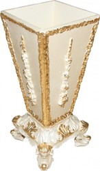 Casa Padrino Baroque Luxury Umbrella Stand in Cream/Gold with Rhinestones - 71 x 31 x 30 cm Casa Padrino Baroque Luxury Umbrella Stand in Cream/Gold with Rhinestones - 71 x 31 x 30 cm