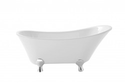 Casa Padrino Vasca da Bagno Art Déco freestanding Bianca 1550 mm - Vasca Retro Antico Stile Liberty Casa Padrino Vasca da Bagno Art Déco freestanding Bianca 1550 mm - Vasca Retro Antico Stile Liberty
