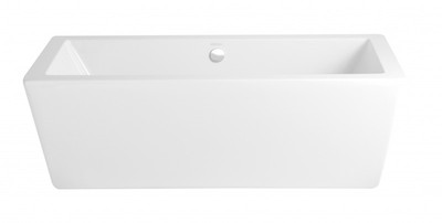 Casa Padrino Vasca da bagno Art Déco centro stanza Bianco 1735 x 790 x 580 mm - Vasca retrò stile antico barocco