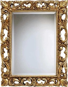 Casa Padrino Specchio da Parete Barocco dall'Italia Oro A 95 cm, L 75 cm - Elegante & Sfarzoso Casa Padrino Specchio da Parete Barocco dall'Italia Oro A 95 cm, L 75 cm - Elegante & Sfarzoso