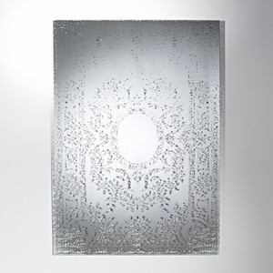 Casa Padrino Specchio da Parete Art Déco Vintage Stile Antico Argento 101 x 142 cm - Vetro Argentato - Specchio d'Arte Casa Padrino Specchio da Parete Art Déco Vintage Stile Antico Argento 101 x 142 cm - Vetro Argentato - Specchio d'Arte