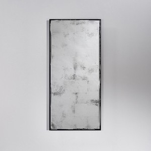 Casa Padrino Specchio da Parete Art Deco Vintage Stile Antico Argento 39 x 84 cm Casa Padrino Specchio da Parete Art Deco Vintage Stile Antico Argento 39 x 84 cm