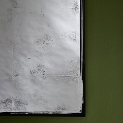 Casa Padrino Specchio da Parete Art Deco Vintage Stile Antico Argento 39 x 84 cm Casa Padrino Specchio da Parete Art Deco Vintage Stile Antico Argento 39 x 84 cm