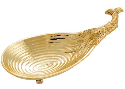 Casa Padrino Designer Lobster Bowl Polished Brass 22 x 10 x H. 3 cm - Luxury Decoration Casa Padrino Designer Lobster Bowl Polished Brass 22 x 10 x H. 3 cm - Luxury Decoration
