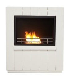 Casa Padrino bioethanol fireplace B 84 x H 90 x D 24 cm - living room fireplace