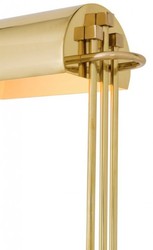 Casa Padrino Luxus Schreibtisch Leuchte aus Messing poliert, Höhe 50 cm, Länge 32 cm, Breite 14 cm Casa Padrino Luxus Schreibtisch Leuchte aus Messing poliert, Höhe 50 cm, Länge 32 cm, Breite 14 cm