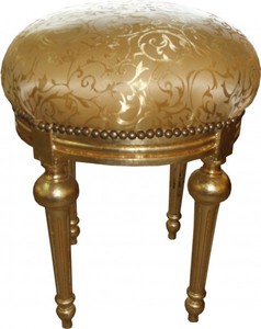 Casa Padrino Barock Hocker Sitzhocker Gold Muster Rundhocker Runder Möbel Antik Luxus Rokoko Antique Luxury Baroque Stool Ottoman Furniture Interior Einrichtung Casa Padrino Barock Hocker Sitzhocker Gold Muster Rundhocker Runder Möbel Antik Luxus Rokoko Antique Luxury Baroque Stool Ottoman Furniture Interior Einrichtung