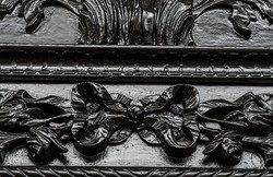 Casa Padrino Barock Spiegel Löwenkopf Schwarz 270 x 165 cm - Gigantischer Wandspiegel im Barockstil