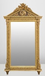 Casa Padrino Baroque Wall Mirror Gold 204 x 113 cm - Ornate Antique Style Replica Casa Padrino Baroque Wall Mirror Gold 204 x 113 cm - Ornate Antique Style Replica