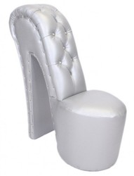 High Heel Sessel Silber Schuhsessel Schuhstuhl Chair Chairs Silber Bling Bling Silver Furniture Luxus Luxury High Heel Sessel Silber Schuhsessel Schuhstuhl Chair Chairs Silber Bling Bling Silver Furniture Luxus Luxury