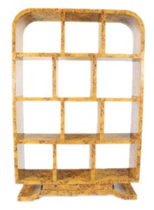 Casa Padrino Estantería Art Déco de arce ojo de perdiz - Mueble estilo antiguo, 120 x 180 x 30 cm Casa Padrino Estantería Art Déco de arce ojo de perdiz - Mueble estilo antiguo, 120 x 180 x 30 cm