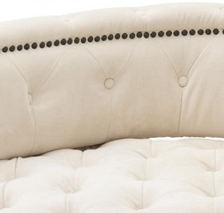 Casa Padrino Luxus Banquette Baroque Double Crème / Noir Laqué 130 x 70 x H. 66 cm - Luxury Collection