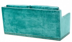 Casa Padrino Canapé 2 places Luxe Belle Époque Turquoise Vert - Art Nouveau Art Déco - 162 x 85 x 77 cm Casa Padrino Canapé 2 places Luxe Belle Époque Turquoise Vert - Art Nouveau Art Déco - 162 x 85 x 77 cm