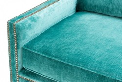 Casa Padrino Canapé 2 places Luxe Belle Époque Turquoise Vert - Art Nouveau Art Déco - 162 x 85 x 77 cm Casa Padrino Canapé 2 places Luxe Belle Époque Turquoise Vert - Art Nouveau Art Déco - 162 x 85 x 77 cm
