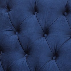 Casa Padrino Luxus Barock Sessel Royalblau / Schwarz Klavierlack - Art Deco Lounge Sessel - 96 x 72 x 82 cm