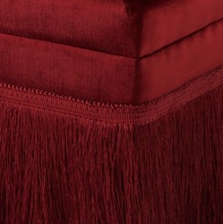 Casa Padrino Luxury Belle Epoque Armchair Art Nouveau Art Deco Burgundy Red 54 x 76 x 74 cm
