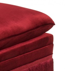 Casa Padrino Luxury Belle Epoque Armchair Art Nouveau Art Deco Burgundy Red 54 x 76 x 74 cm