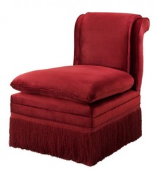 Casa Padrino Luxury Belle Epoque Armchair Art Nouveau Art Deco Burgundy Red 54 x 76 x 74 cm