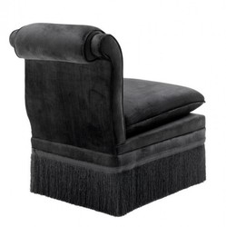 Casa Padrino Luxus Belle Epoche Sessel Schwarz - Jugendstil Art Deco Design - 54 x 76 x 74 cm Casa Padrino Luxus Belle Epoche Sessel Schwarz - Jugendstil Art Deco Design - 54 x 76 x 74 cm