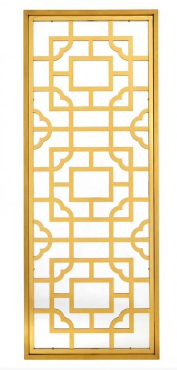 Casa Padrino Luxury Design wall mirror gold 220 x 85 cm - Luxury Hotel Collection Casa Padrino Luxury Design wall mirror gold 220 x 85 cm - Luxury Hotel Collection
