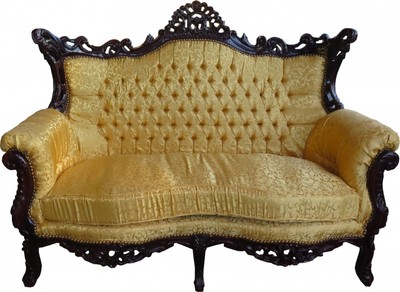 Casa Padrino Barock Sofa Gold Muster Braun Brown Mahagoni Mahagony Furniture Interior Möbel Eirnichtung Casa Padrino Barock Sofa Gold Muster Braun Brown Mahagoni Mahagony Furniture Interior Möbel Eirnichtung