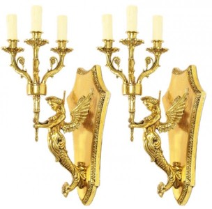 Casa Padrino Barock Wandleuchten Set Bronze Messing Metall Antik Stil Baroque Wall Chandelier Gold Lamp Lampe Leuchte Wandleuchte Casa Padrino Barock Wandleuchten Set Bronze Messing Metall Antik Stil Baroque Wall Chandelier Gold Lamp Lampe Leuchte Wandleuchte