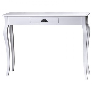 Casa Padrino Barock Konsole mit 1 Schublade 120 cm - Konsolentisch Landhaus Stil Sideboard Schrank Wandkonsole