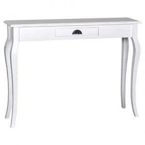 Casa Padrino Barock Konsole mit 1 Schublade 120 cm - Konsolentisch Landhaus Stil Sideboard Schrank Wandkonsole