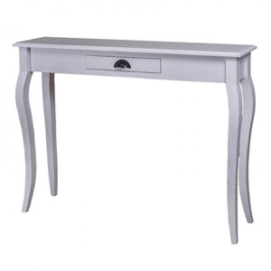 Casa Padrino Barock Konsole mit 1 Schublade 120 cm - Konsolentisch Landhaus Stil Sideboard Schrank Wandkonsole