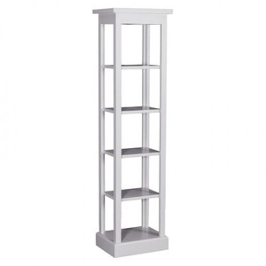 Casa Padrino Landhaus Stil Regalschrank 45 x 35 x H170 cm Massivholz 