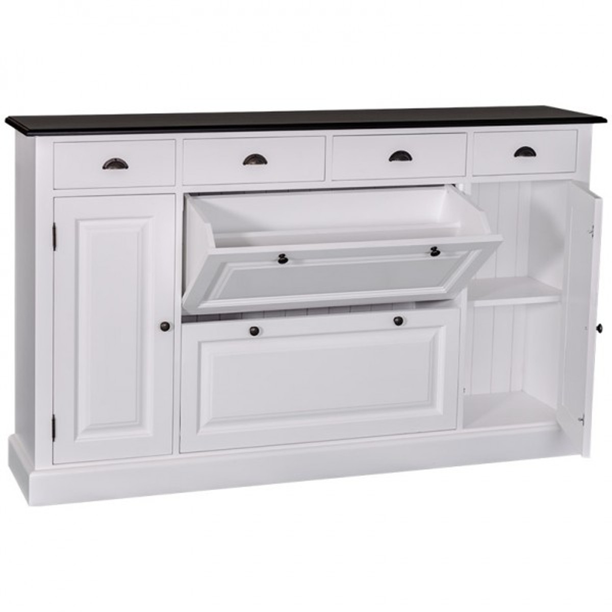Casa Padrino Shabby Chic cottage style sideboard shoe cupboard - armoire Casa Padrino Shabby Chic cottage style sideboard shoe cupboard - armoire