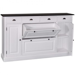 Casa Padrino Shabby Chic cottage style sideboard shoe cupboard - armoire Casa Padrino Shabby Chic cottage style sideboard shoe cupboard - armoire