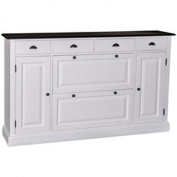 Casa Padrino Shabby Chic cottage style sideboard shoe cupboard - armoire Casa Padrino Shabby Chic cottage style sideboard shoe cupboard - armoire
