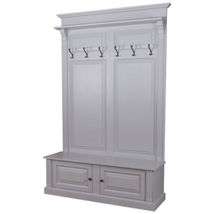 Casa Padrino Cloakroom cabinet with 2 cabinet drawers - country style wardrobe Casa Padrino Cloakroom cabinet with 2 cabinet drawers - country style wardrobe