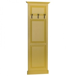 Casa Padrino Portemanteau mural style Art Nouveau, vestiaire style maison de campagne, bois de pin massif, 195 x 65 x 8 cm