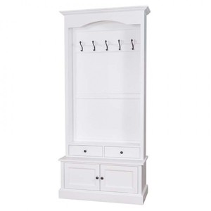 Casa Padrino Nouveau wall wardrobe with cupboard and drawers - country style wardrobe
