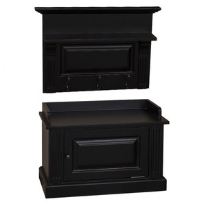 Casa Padrino Nouveau Cloakroom cupboard 2-piece with cupboard - country style wardrobe Casa Padrino Nouveau Cloakroom cupboard 2-piece with cupboard - country style wardrobe