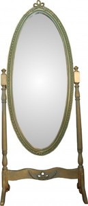 Casa Padrino Specchio da Terra Barocco Girevole Verde-Oro Look Antico - Specchio Oro - Mobili Barocco Shabby Chic 195 x 75 x 41 cm Casa Padrino Specchio da Terra Barocco Girevole Verde-Oro Look Antico - Specchio Oro - Mobili Barocco Shabby Chic 195 x 75 x 41 cm