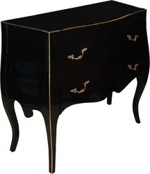 Casa Padrino Barock Kommode Schwarz Gold Baroque Chest of Drawers black Gold Furniture Interior Casa Padrino Barock Kommode Schwarz Gold Baroque Chest of Drawers black Gold Furniture Interior