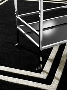 Beautiful luxury carpet of Casa Padrino 100% New Zealand wool, black / white line design, silky smooth - High qualityBeautiful luxury carpet of Casa Padrino 100% New Zealand wool, black / white, silky smooth - High quality Beautiful luxury carpet of Casa Padrino 100% New Zealand wool, black / white line design, silky smooth - High qualityBeautiful luxury carpet of Casa Padrino 100% New Zealand wool, black / white, silky smooth - High quality