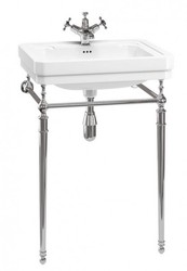 Casa Padrino Lavabo de pedestal Art Nouveau Blanco / Cromo Mod4 - Lavabo Art Déco de Porcelana y Latón Cromado, 900 x 585 x 470 mm Casa Padrino Lavabo de pedestal Art Nouveau Blanco / Cromo Mod4 - Lavabo Art Déco de Porcelana y Latón Cromado, 900 x 585 x 470 mm