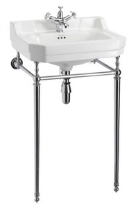 Casa Padrino Lavabo de pedestal Art Nouveau Blanco / Cromo A 56cm Mod5 - Lujoso lavabo Art Deco de porcelana Casa Padrino Lavabo de pedestal Art Nouveau Blanco / Cromo A 56cm Mod5 - Lujoso lavabo Art Deco de porcelana
